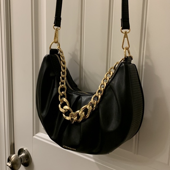 Black Soft Leather Crossbody - Picture 8 of 16